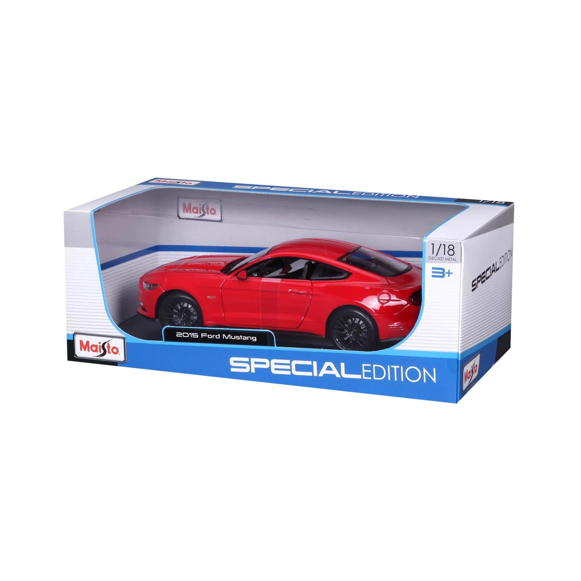 Maisto Ford Mustang GT 2015 - Red 1:18 Modell - Artexio