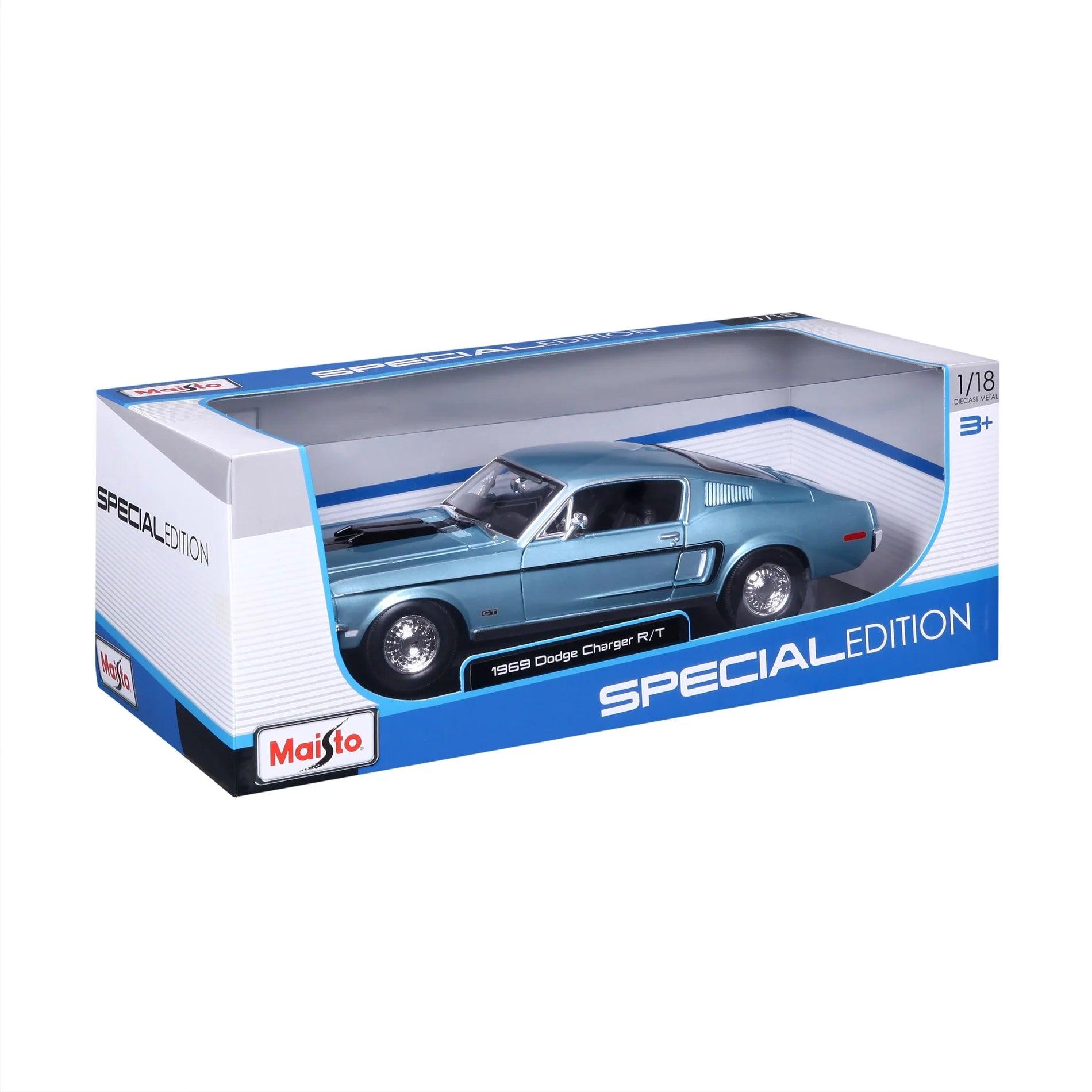 Maisto Ford Mustang GT Cobra 1968 - Blue 1:18 Modell