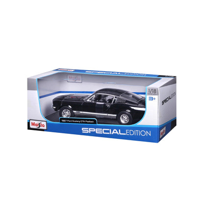 Maisto Ford Mustang GTA Fastback 1967 - Black 1:18 Modell - Artexio