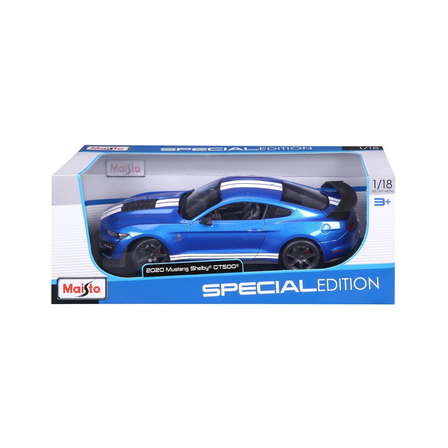 Maisto Ford Mustang Shelby 2020 - Blau 1:18 Modell