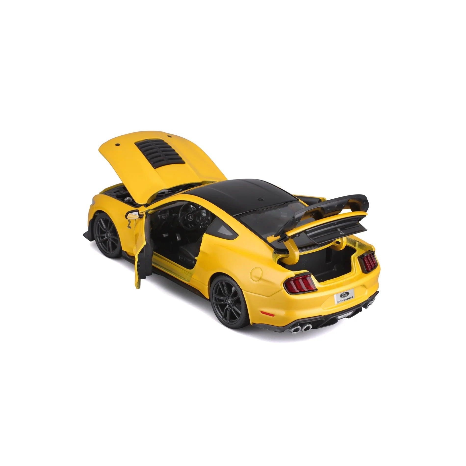 Maisto Ford Mustang Shelby GT500 2020 - Yellow 1:18 Modell - Artexio