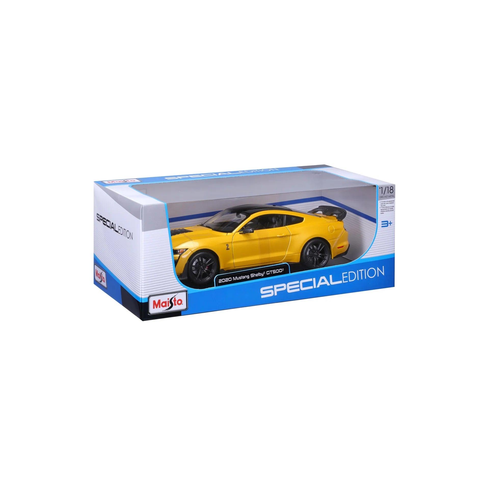 Maisto Ford Mustang Shelby GT500 2020 - Yellow 1:18 Modell