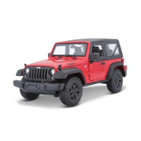 Maisto Jeep Wrangler 2014 - Red 1:18 Modell - Artexio