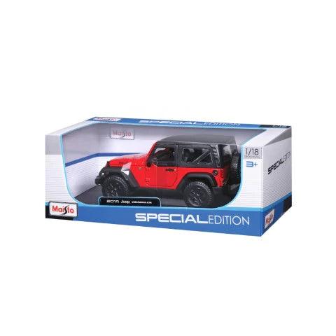 Maisto Jeep Wrangler 2014 - Red 1:18 Modell - Artexio