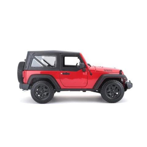 Maisto Jeep Wrangler 2014 - Red 1:18 Modell - Artexio