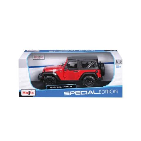 Maisto Jeep Wrangler 2014 - Red 1:18 Modell - Artexio