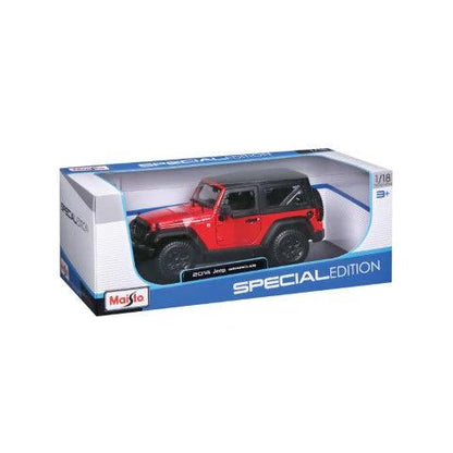 Maisto Jeep Wrangler 2014 - Red 1:18 Modell - Artexio