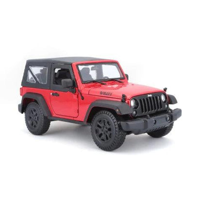 Maisto Jeep Wrangler 2014 - Red 1:18 Modell - Artexio