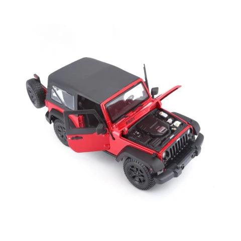 Maisto Jeep Wrangler 2014 - Red 1:18 Modell