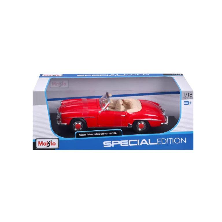 Maisto Mercedes - Benz 190 SL Cabriolet 1955 - Red 1:18 Modell - Artexio