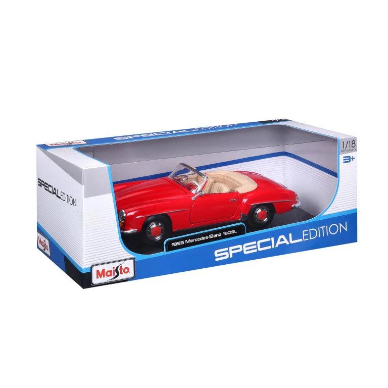 Maisto Mercedes - Benz 190 SL Cabriolet 1955 - Red 1:18 Modell - Artexio