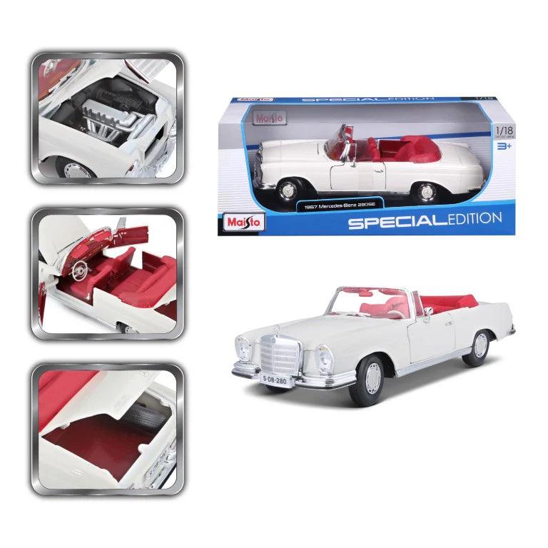 Maisto Mercedes - Benz 280SE Cabriolet 1967 - Creme 1:18 Modell