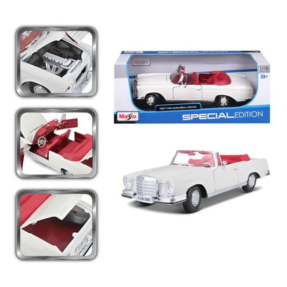 Maisto Mercedes - Benz 280SE Cabriolet 1967 - Creme 1:18 Modell