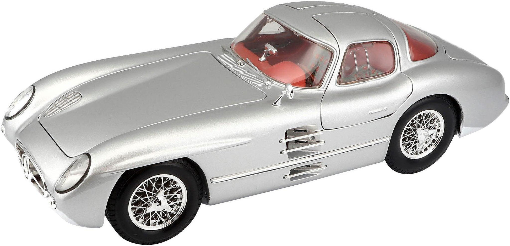 Maisto Mercedes-Benz 300 SLR Uhlenhaut Coupe 1955 - Silver 1:18 Modell_Artexio