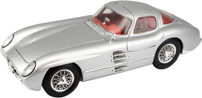 Maisto Mercedes-Benz 300 SLR Uhlenhaut Coupe 1955 - Silver 1:18 Modell_Artexio