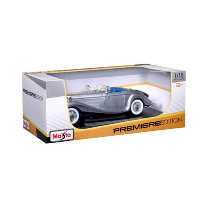 Maisto Mercedes - Benz 500K 1936 - Grey 1:18 Modell