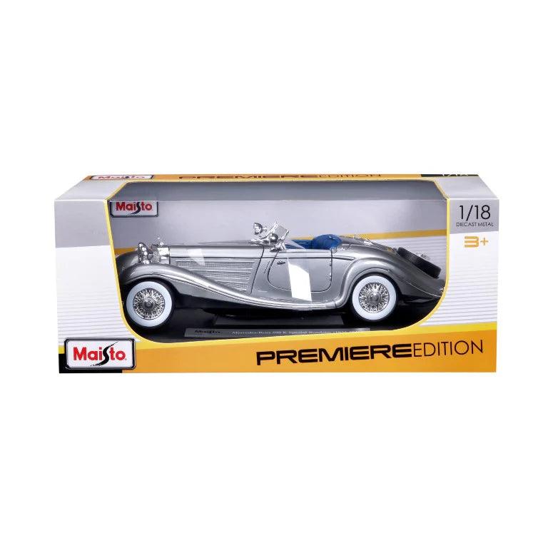 Maisto Mercedes - Benz 500K 1936 - Grey 1:18 Modell