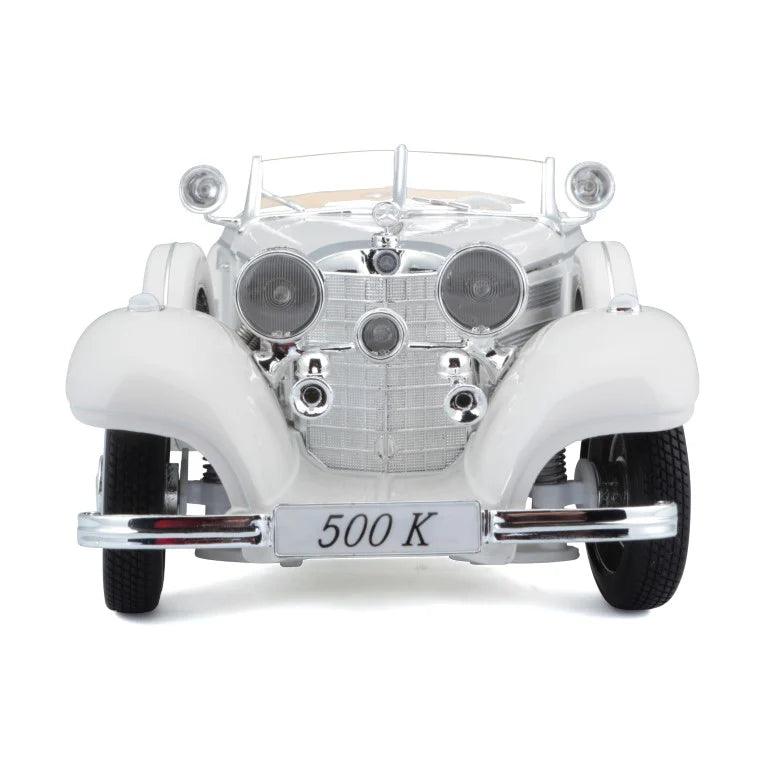 Maisto Mercedes Benz 500K 1936 - White 1:18 Modell - Artexio