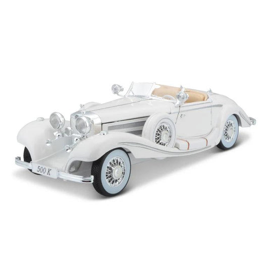 Maisto Mercedes Benz 500K 1936 - White 1:18 Modell - Artexio