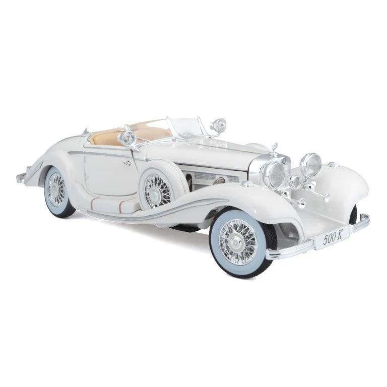 Maisto Mercedes Benz 500K 1936 - White 1:18 Modell