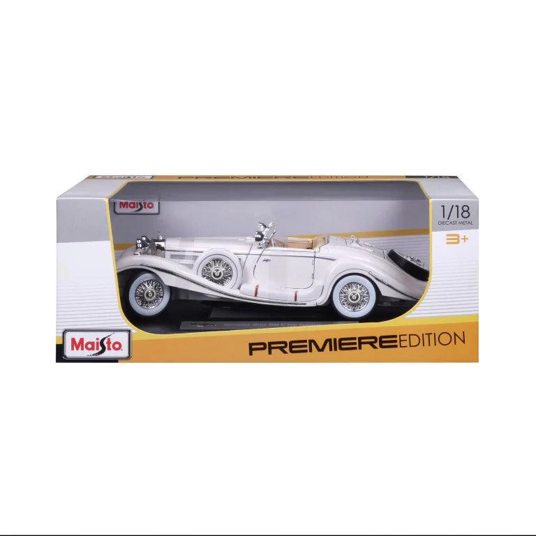 Maisto Mercedes Benz 500K 1936 - White 1:18 Modell