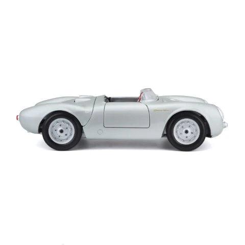 Maisto Porsche 550 A Spyder 1950 - Silver 1:18 Modell - Artexio