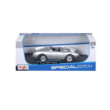 Maisto Porsche 550 A Spyder 1950 - Silver 1:18 Modell - Artexio