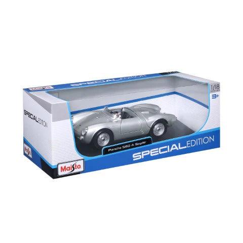 Maisto Porsche 550 A Spyder 1950 - Silver 1:18 Modell