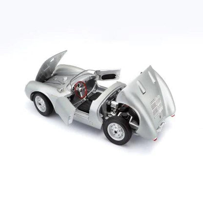 Maisto Porsche 550 A Spyder 1950 - Silver 1:18 Modell