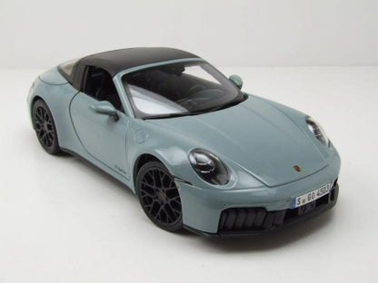 Maisto Porsche 911 992.2 Targa 4 GTS Hybrid 2025 Grey 1:18 Modell