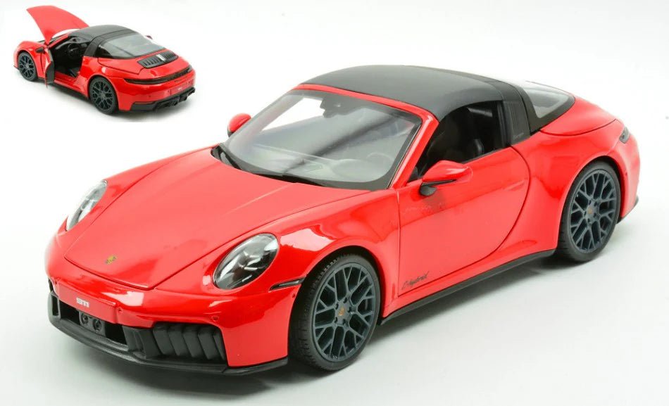 Maisto Porsche 911 992.2 Targa 4 GTS Hybrid 2025 Red 1:18 Modell