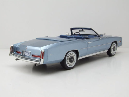 MCG Cadillac Eldorado Convertible 1976 Light Blue 1:18 Modell