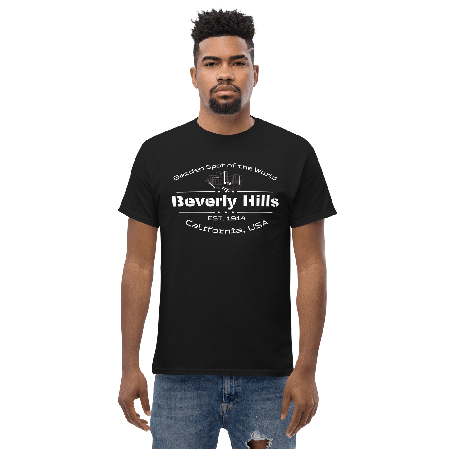 Klassisches Herren T-Shirt "Beverly Hills"