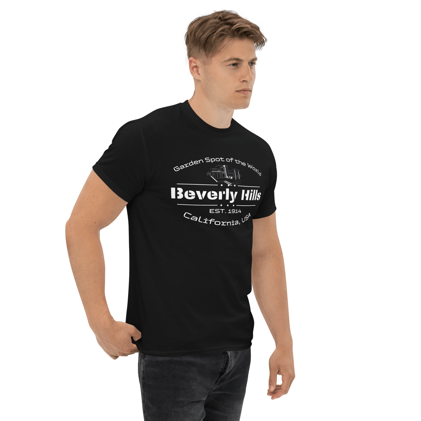 Klassisches Herren T-Shirt "Beverly Hills"