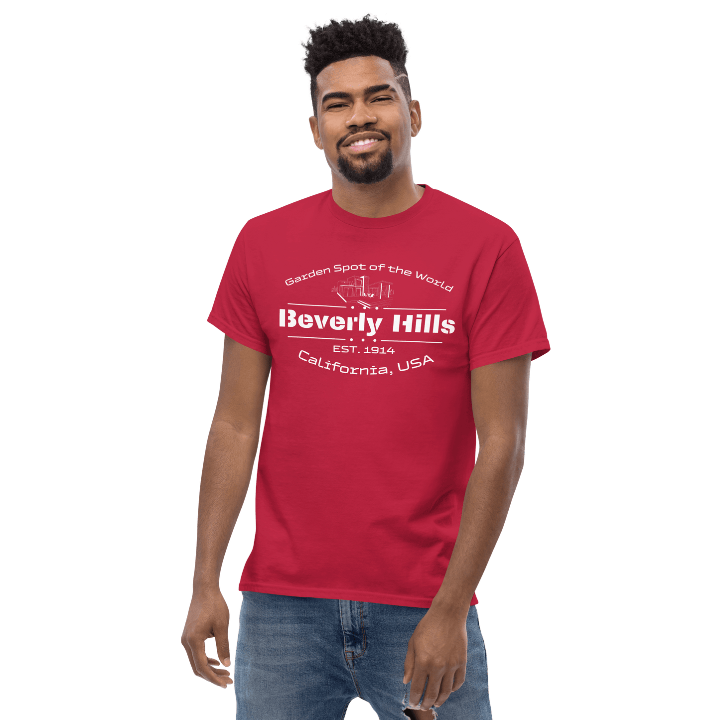 Klassisches Herren T-Shirt "Beverly Hills"