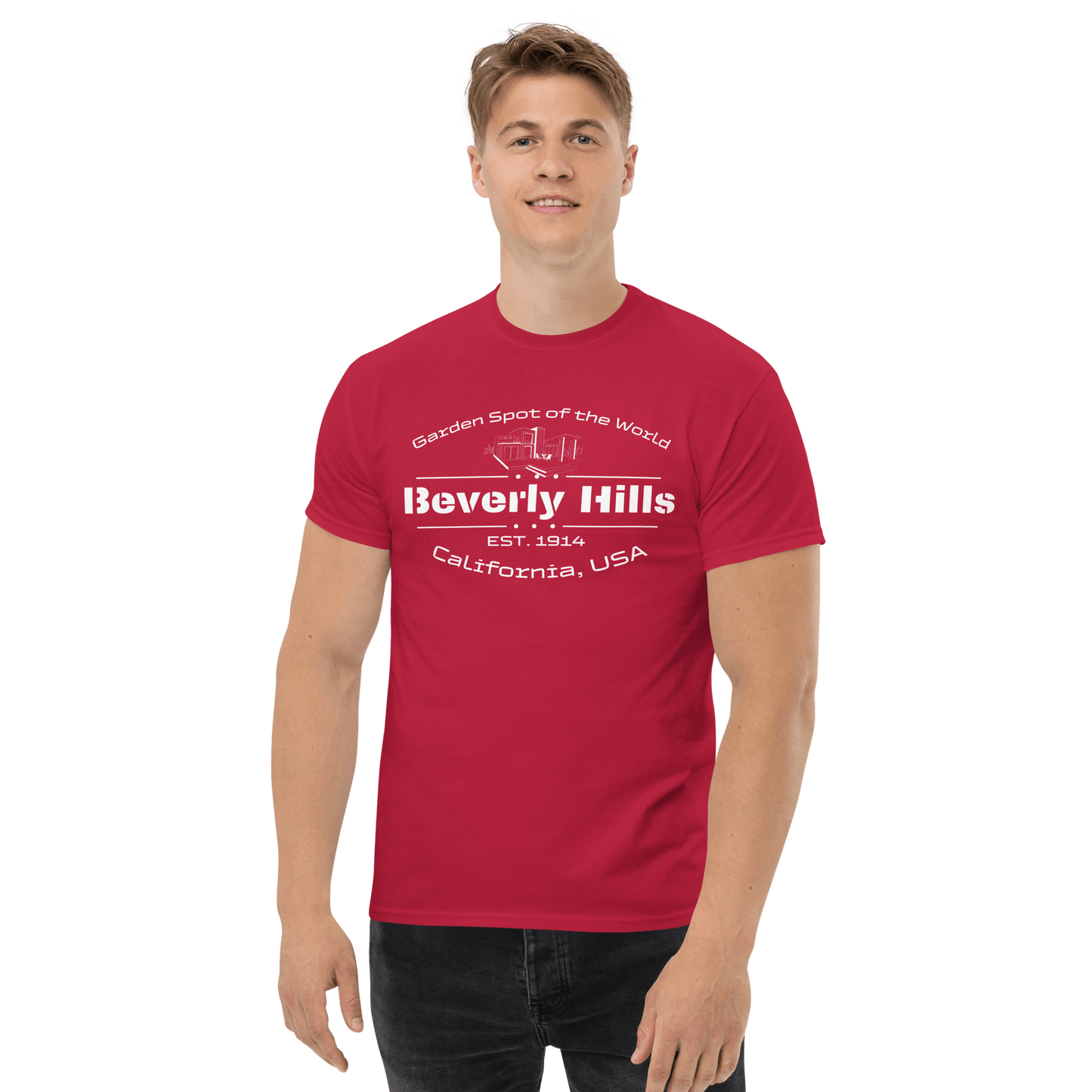 Klassisches Herren T-Shirt "Beverly Hills"