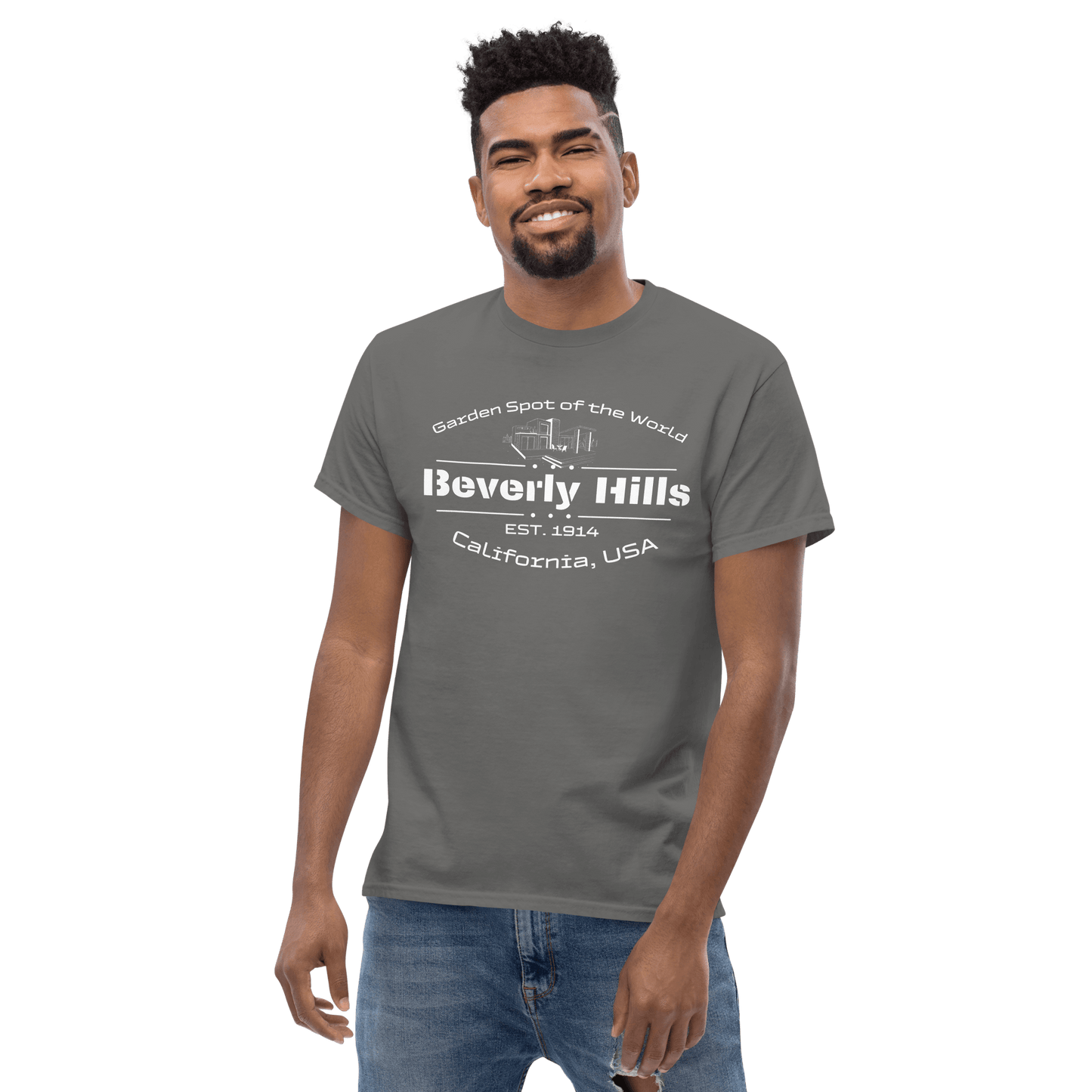 Klassisches Herren T-Shirt "Beverly Hills"