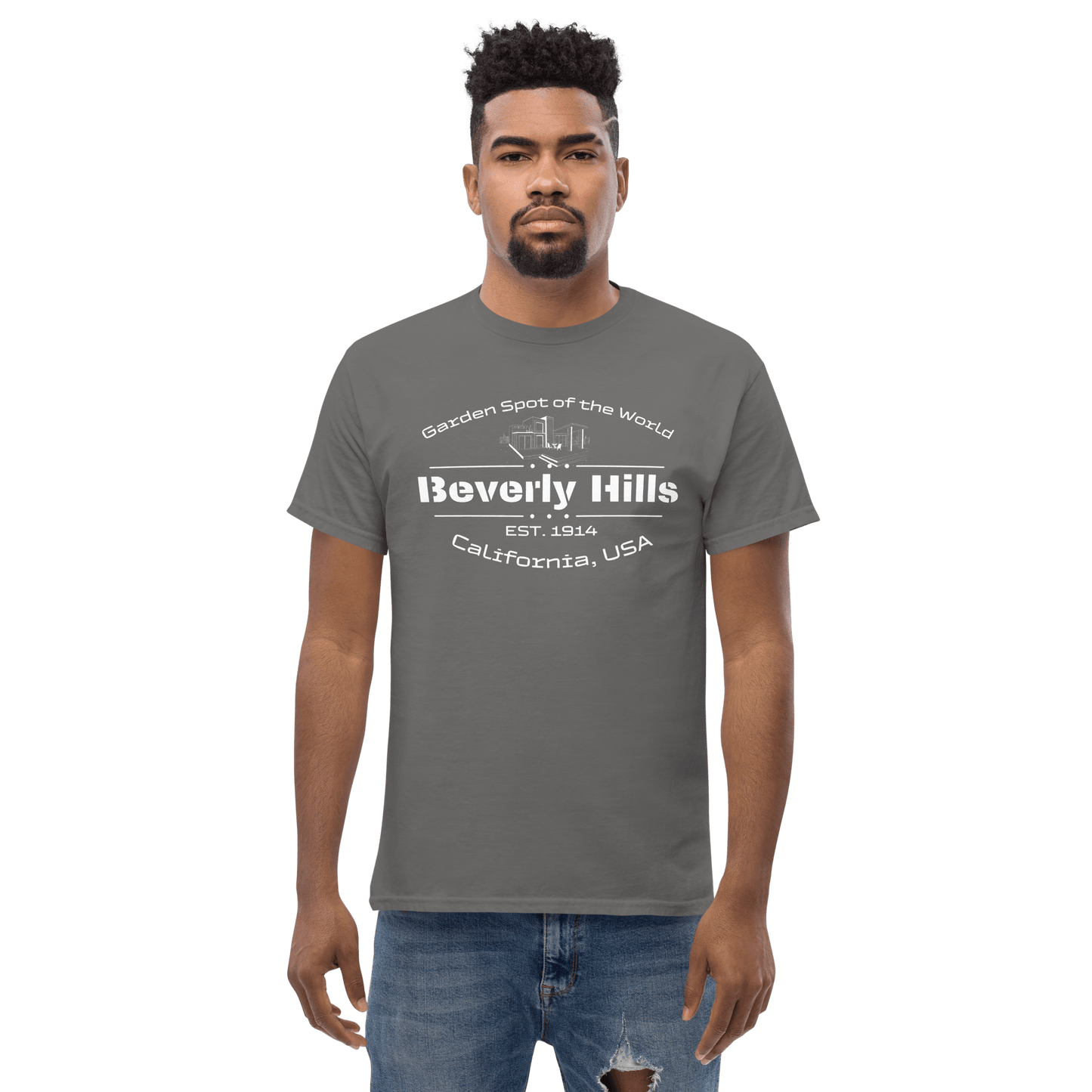 Klassisches Herren T-Shirt "Beverly Hills"