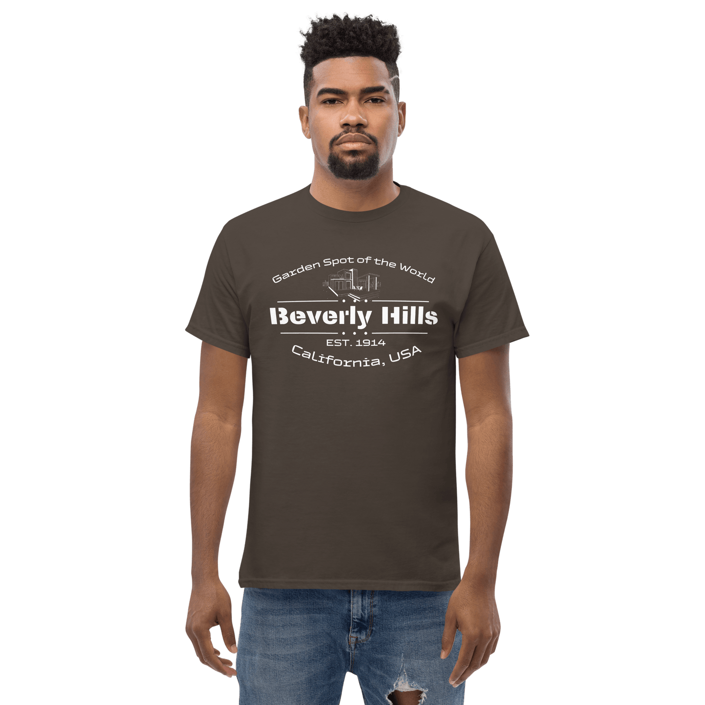 Klassisches Herren T-Shirt "Beverly Hills"