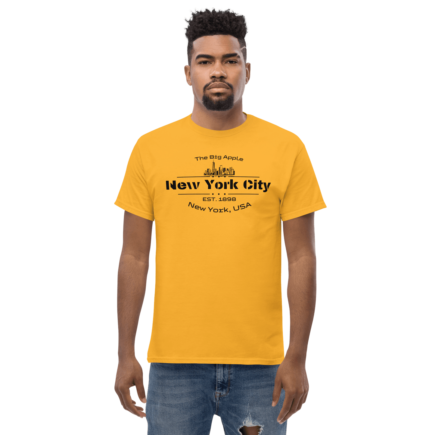 Klassisches Herren T-Shirt "New York City" - Artexio