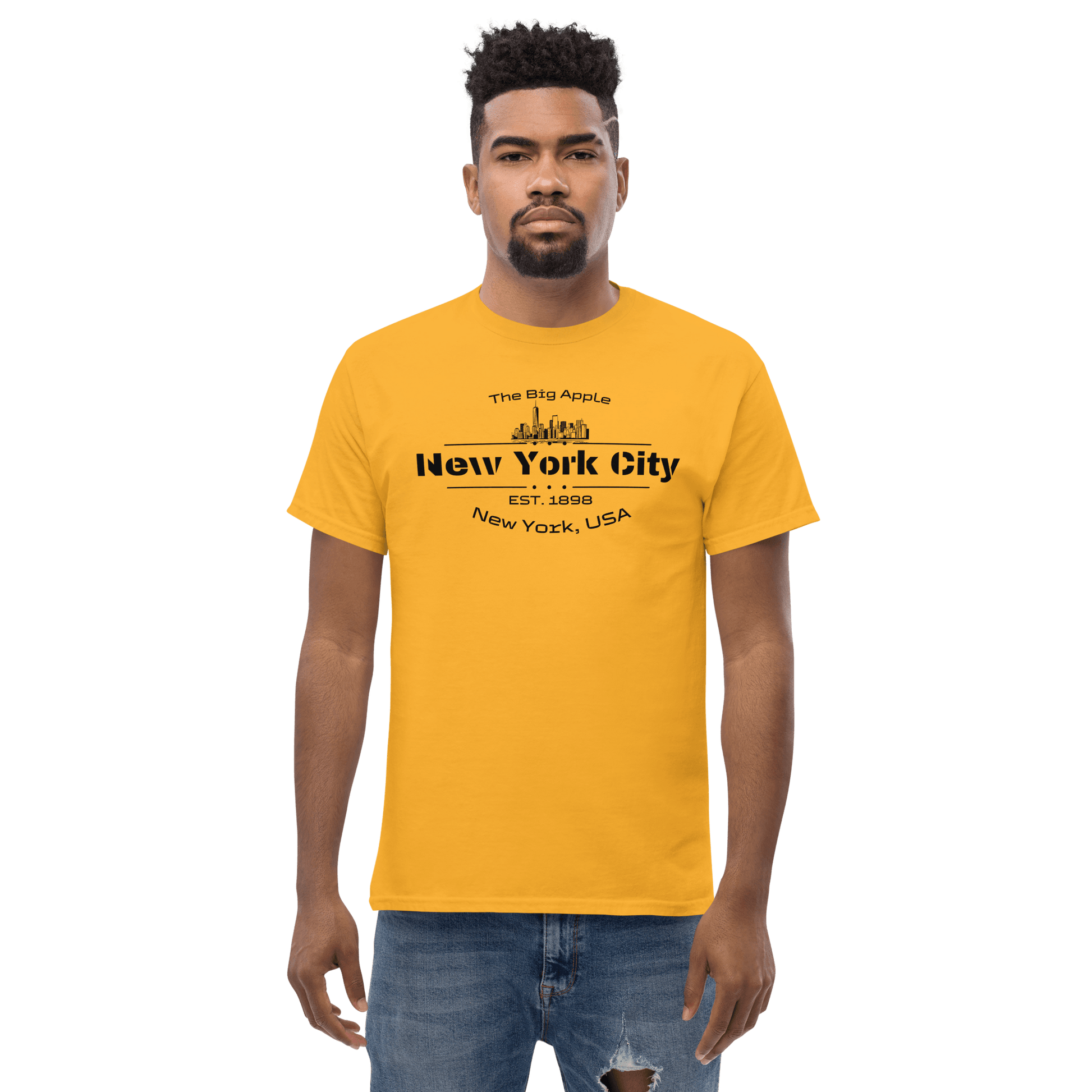 Klassisches Herren T-Shirt "New York City" - Artexio