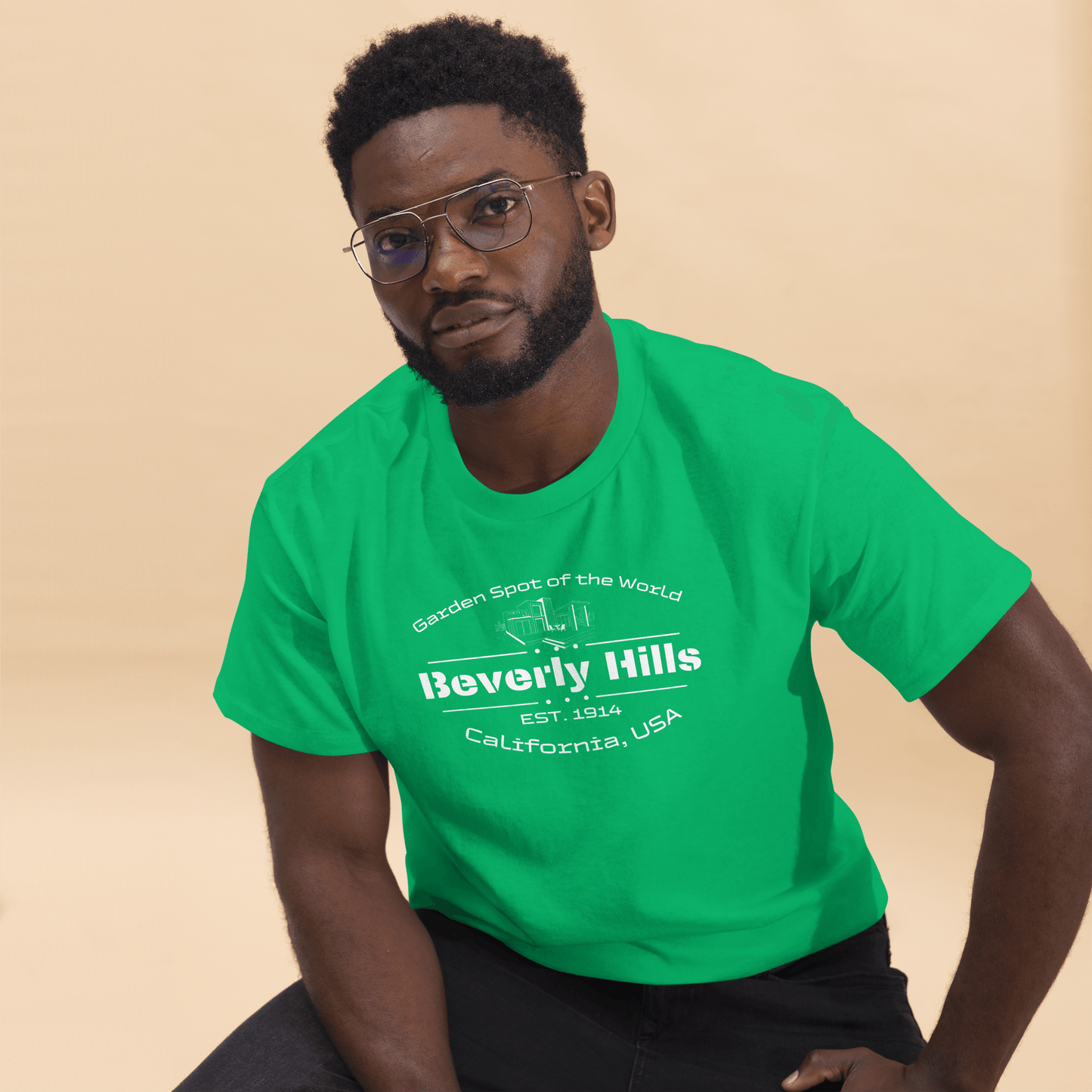 Klassisches Herren T-Shirt "Beverly Hills"