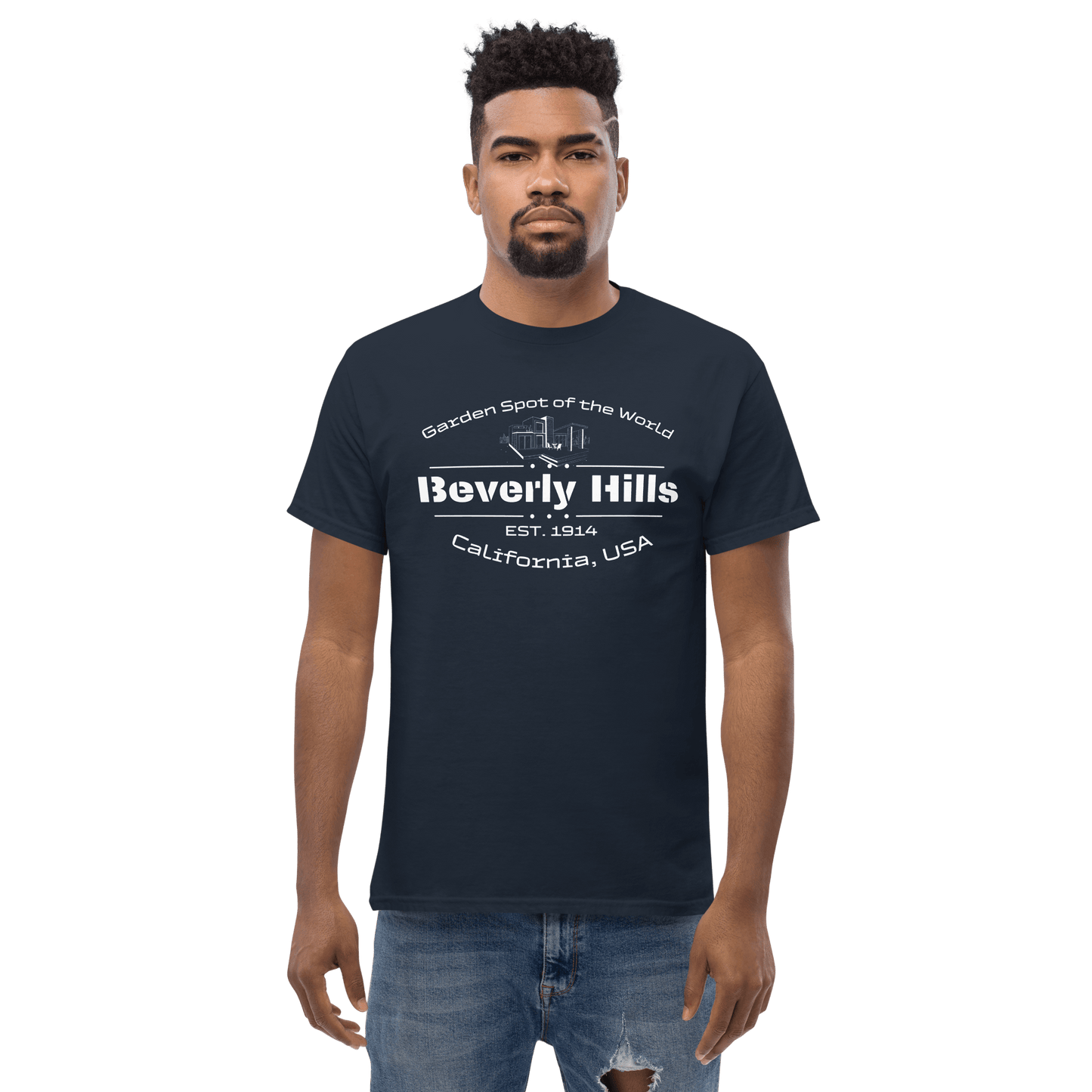 Klassisches Herren T-Shirt "Beverly Hills"