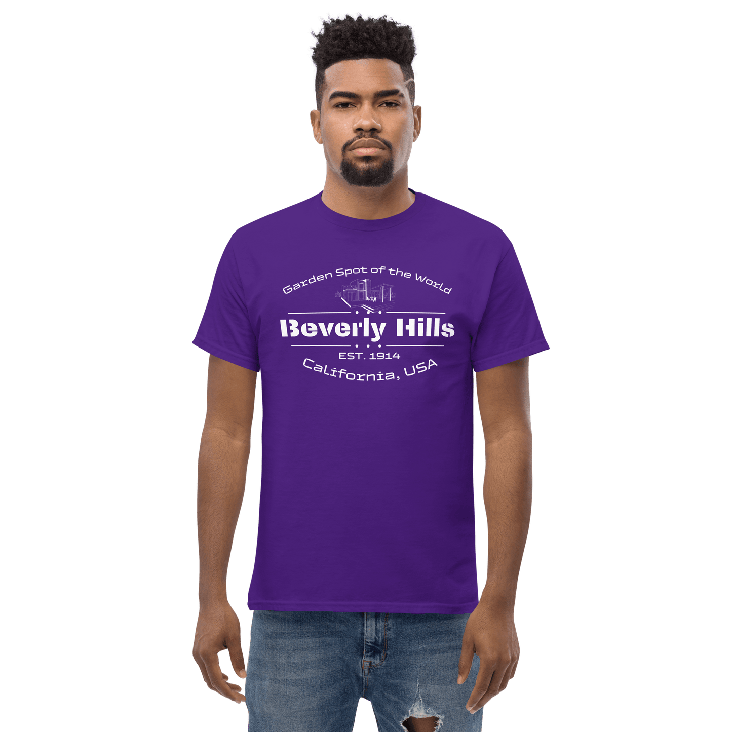 Klassisches Herren T-Shirt "Beverly Hills"