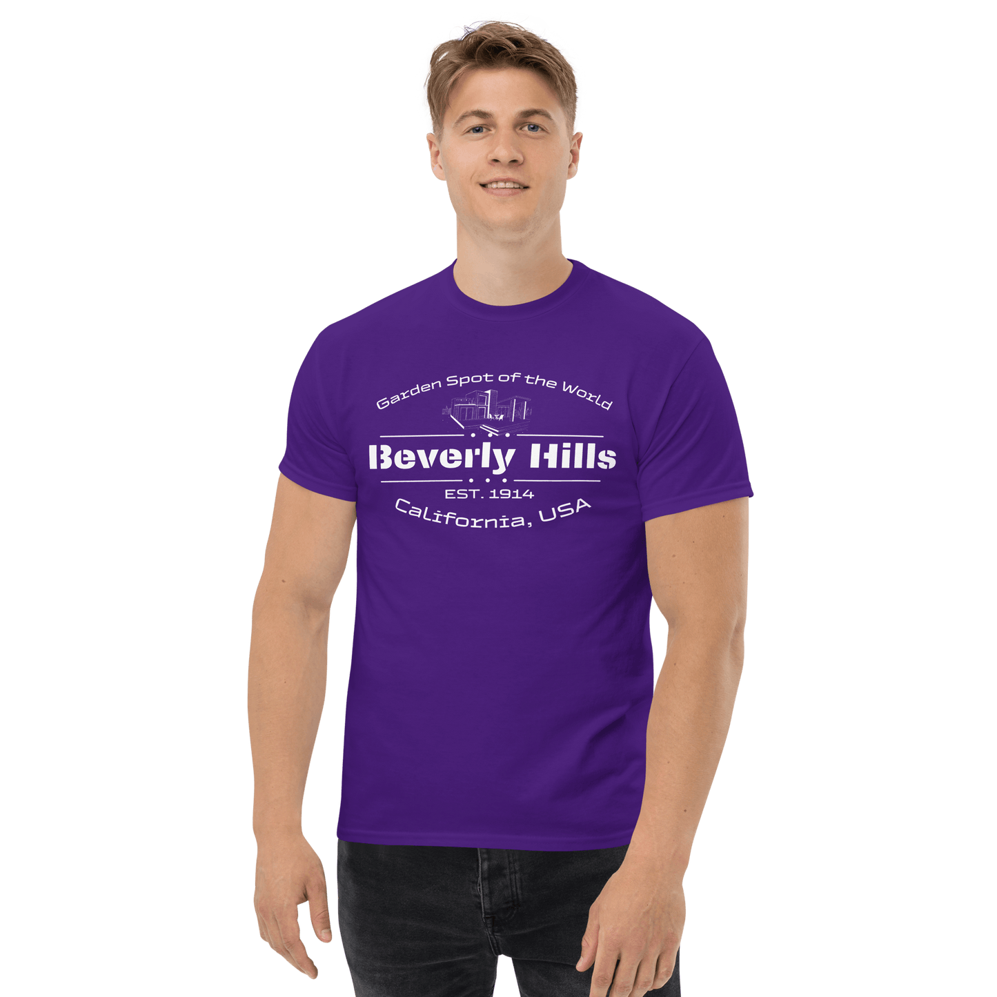 Klassisches Herren T-Shirt "Beverly Hills"