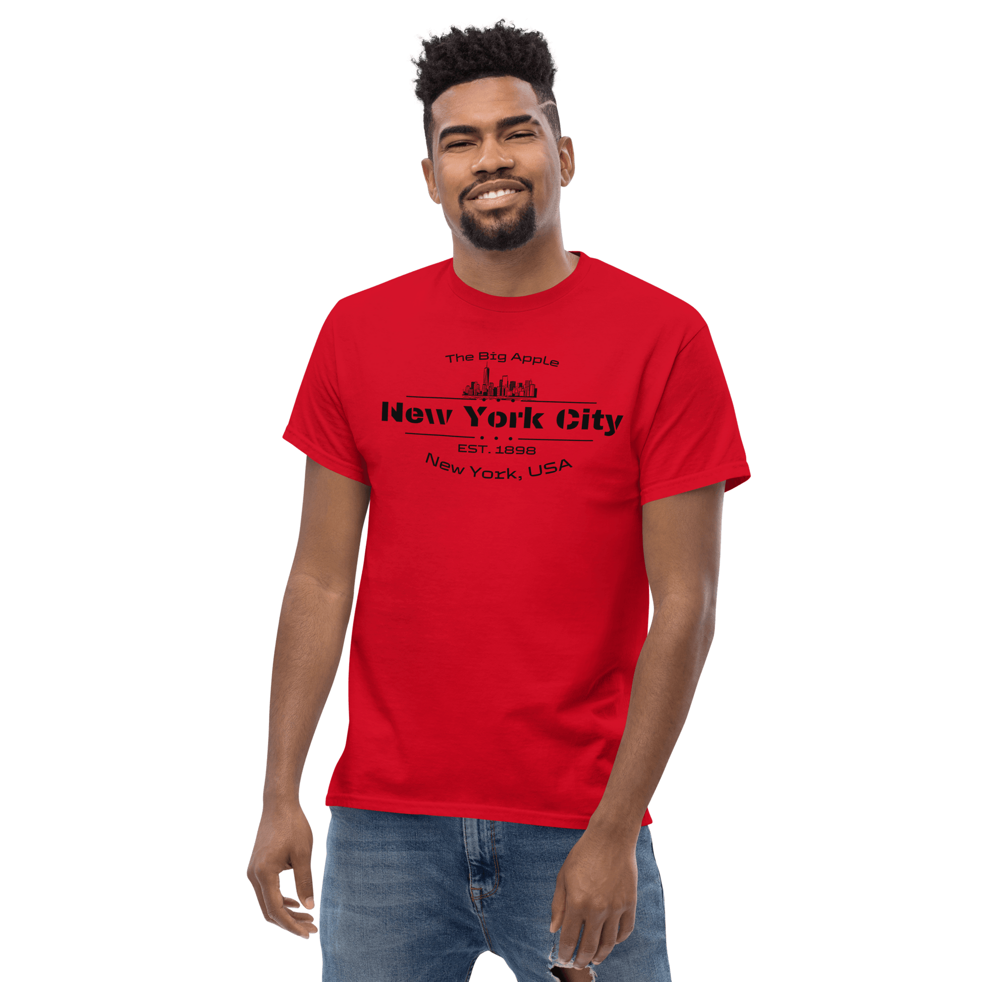 Klassisches Herren T-Shirt "New York City" - Artexio