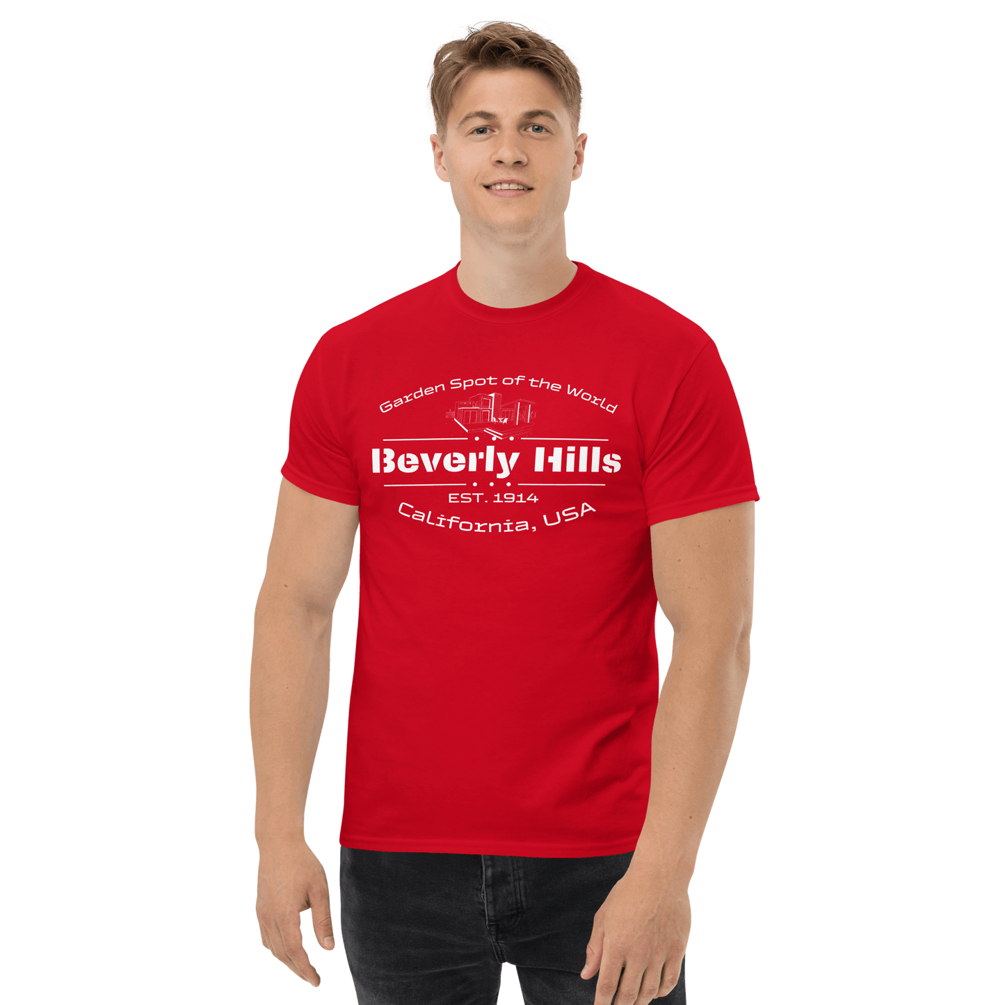 Klassisches Herren T-Shirt "Beverly Hills"