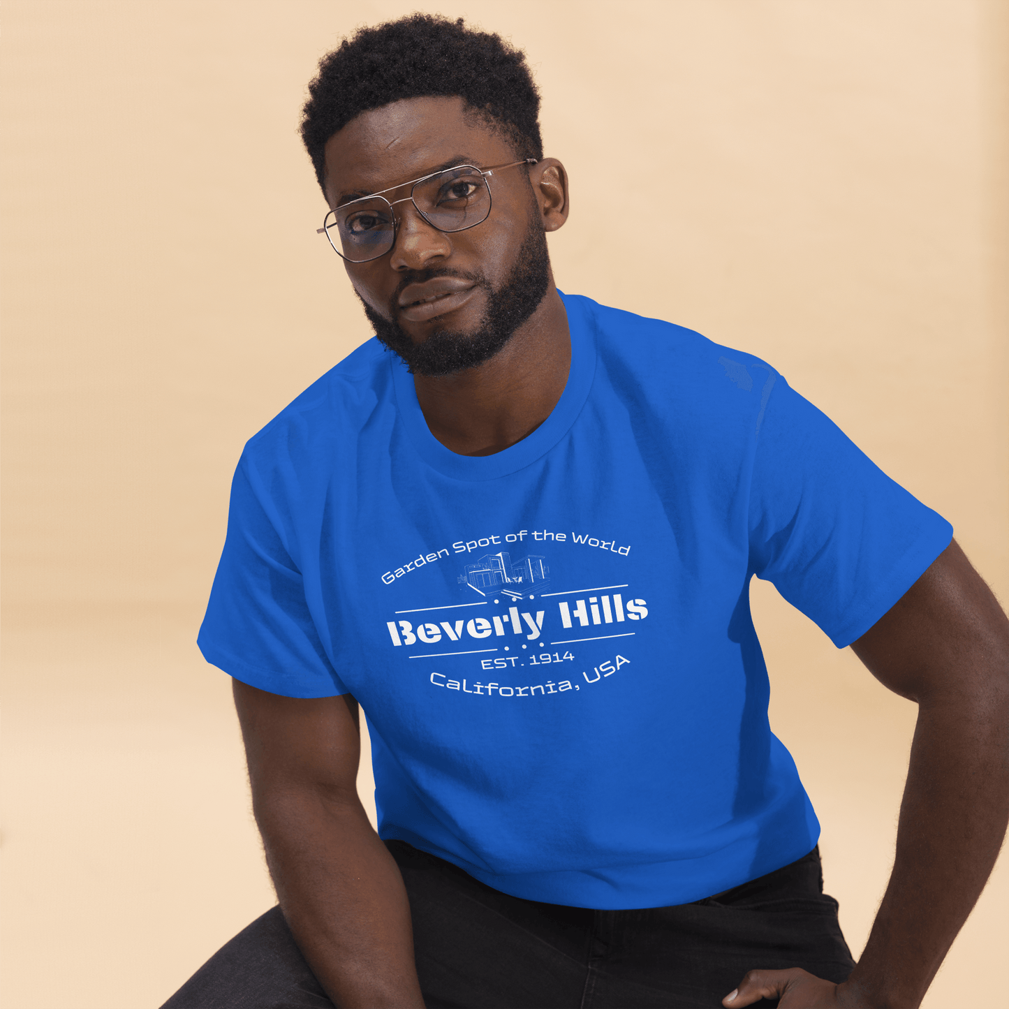 Klassisches Herren T-Shirt "Beverly Hills"