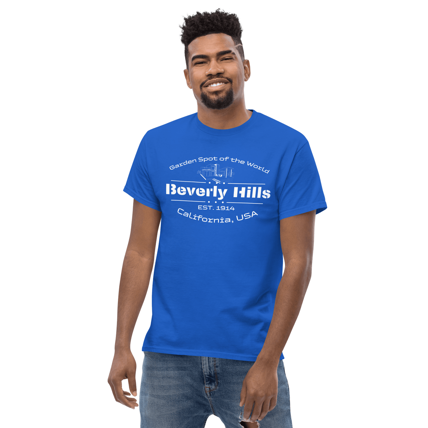 Klassisches Herren T-Shirt "Beverly Hills"