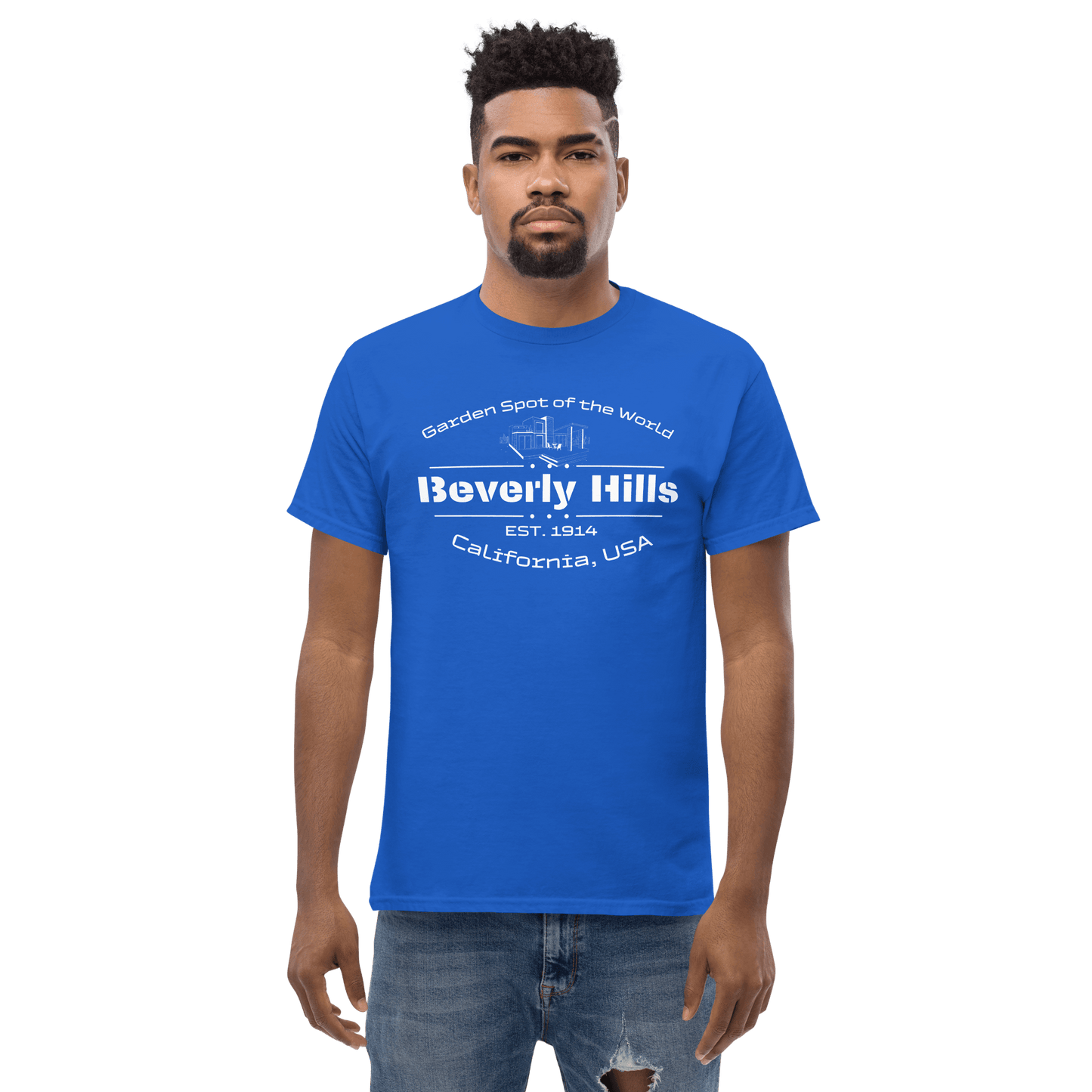 Klassisches Herren T-Shirt "Beverly Hills"